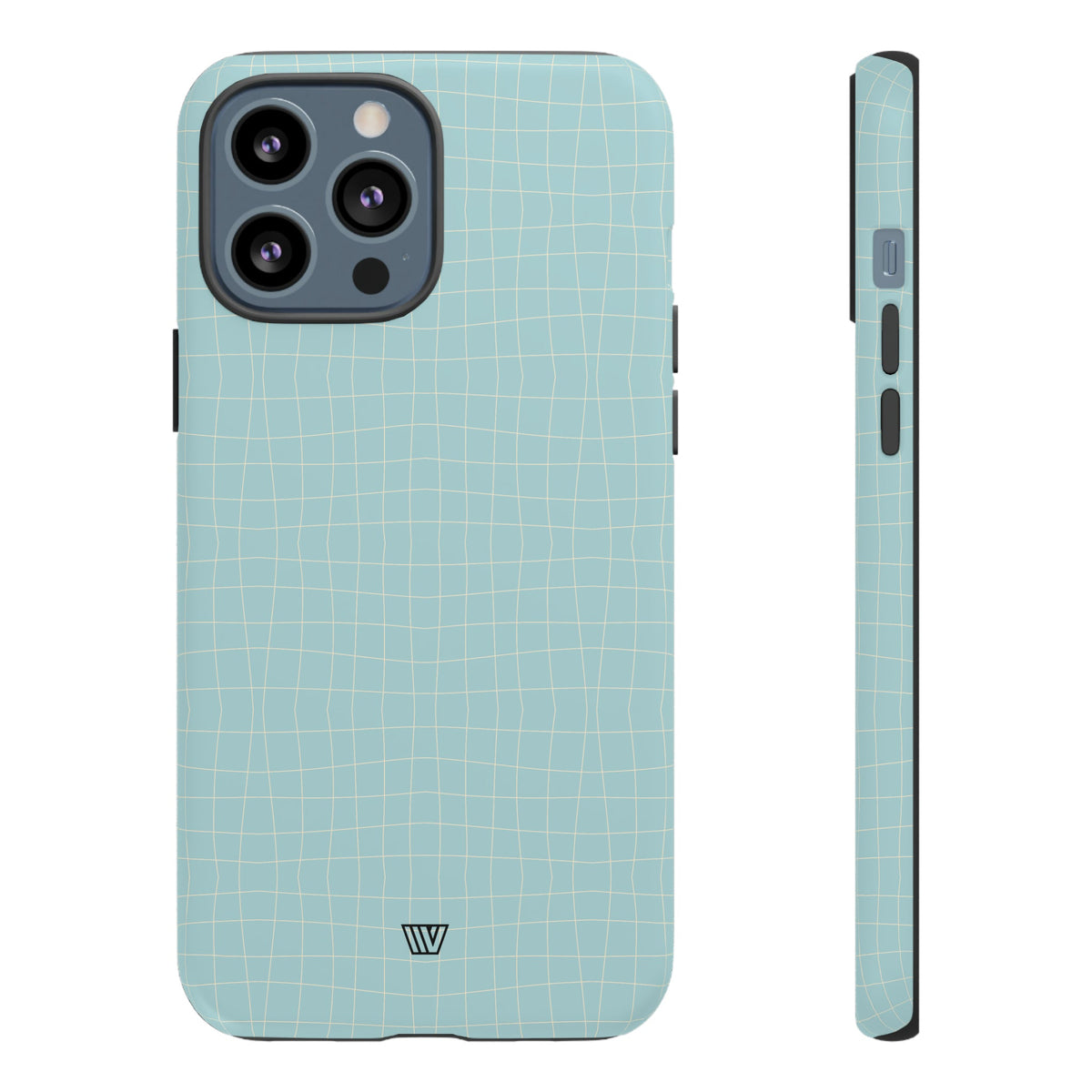 Tough Phone Case Polycarbonate Dual-Layer BLUE WICKER