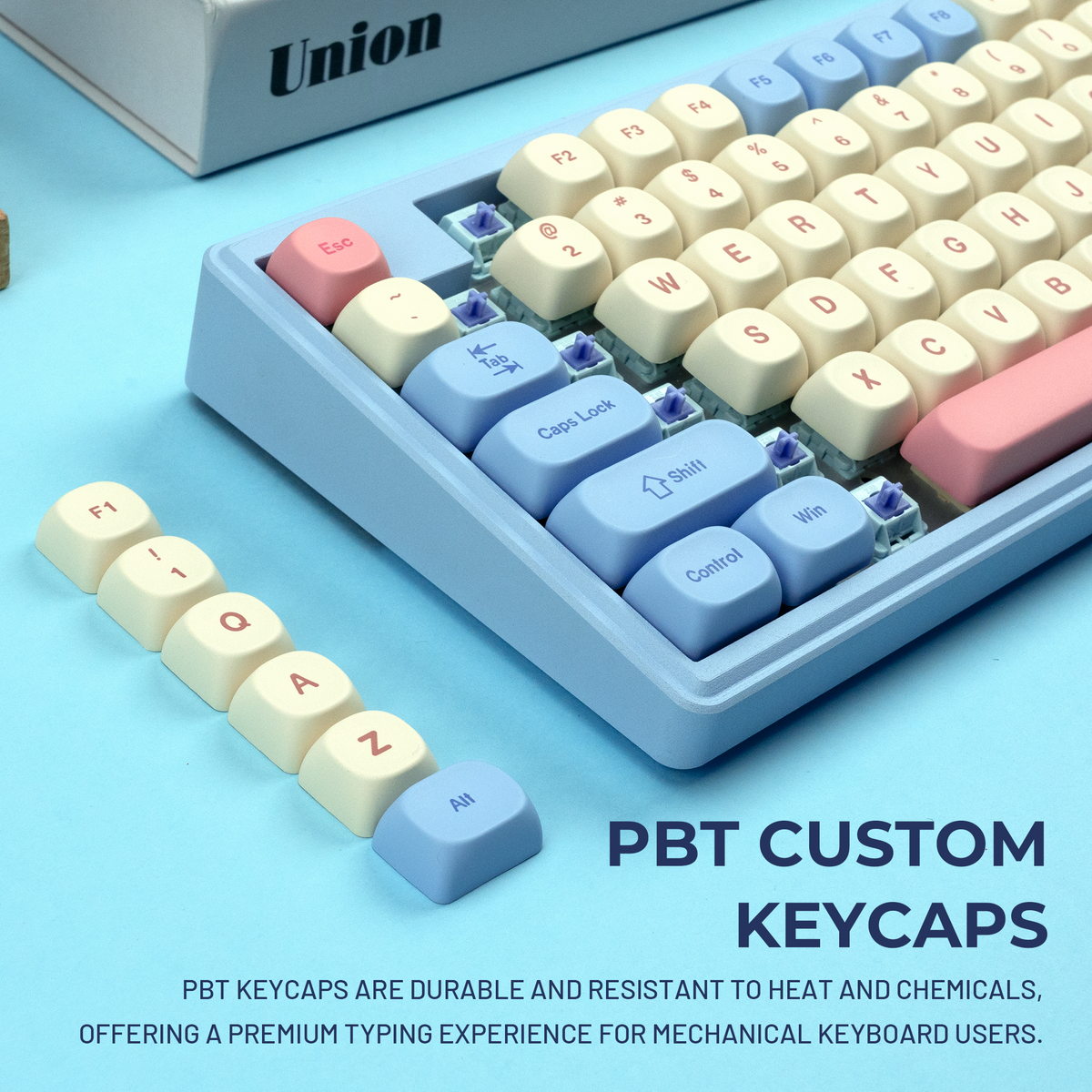 XVX Rainbow Candy MOA Profile 143-Key PBT Keycap Set