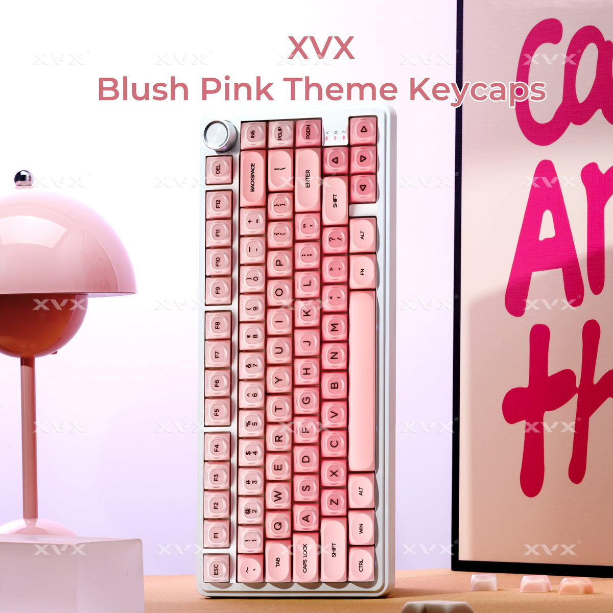 XVX Pink Blush HOA Profile 132-Key Keycap Set