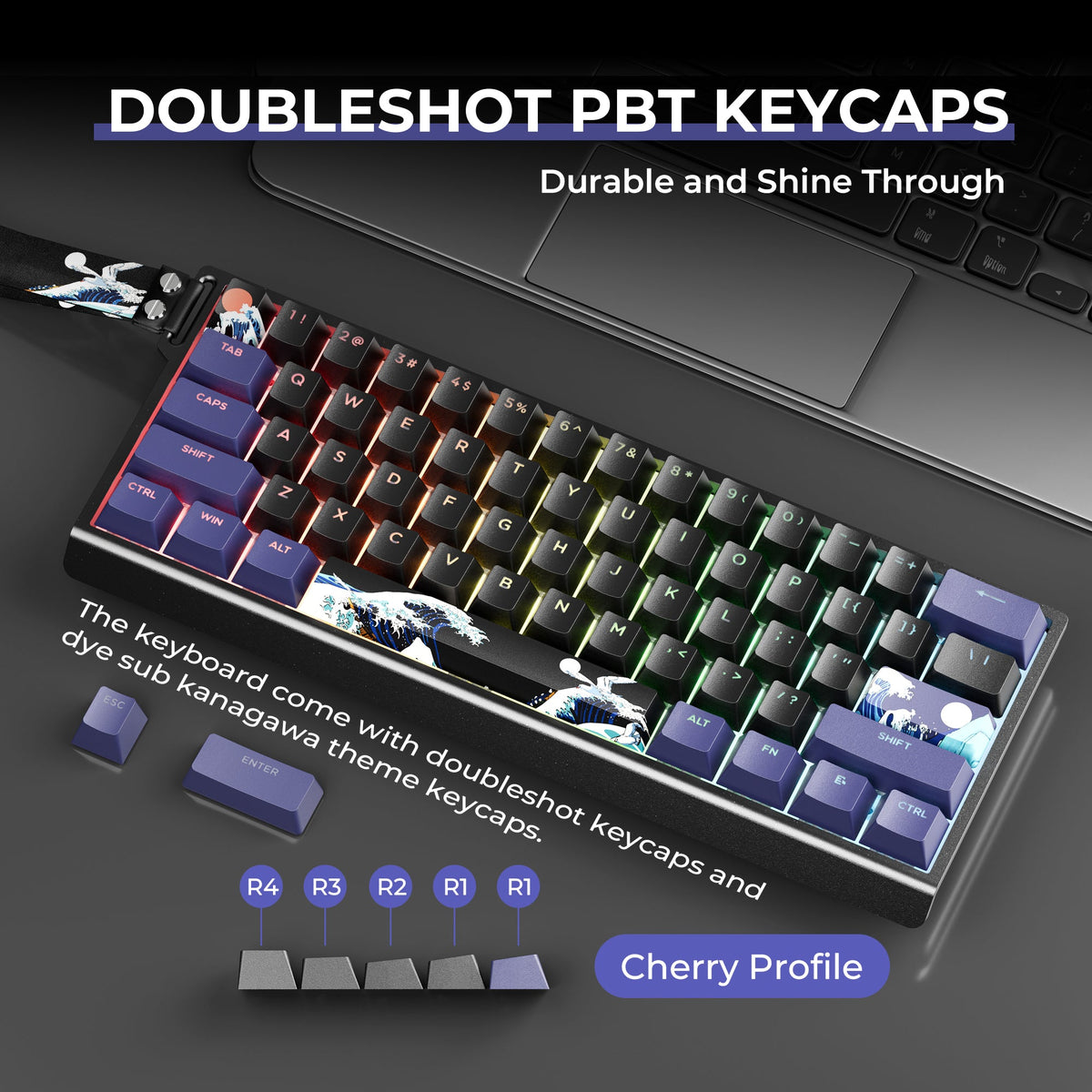 XVX H61 60% Aluminum Wired Mechanical Keyboard XVX