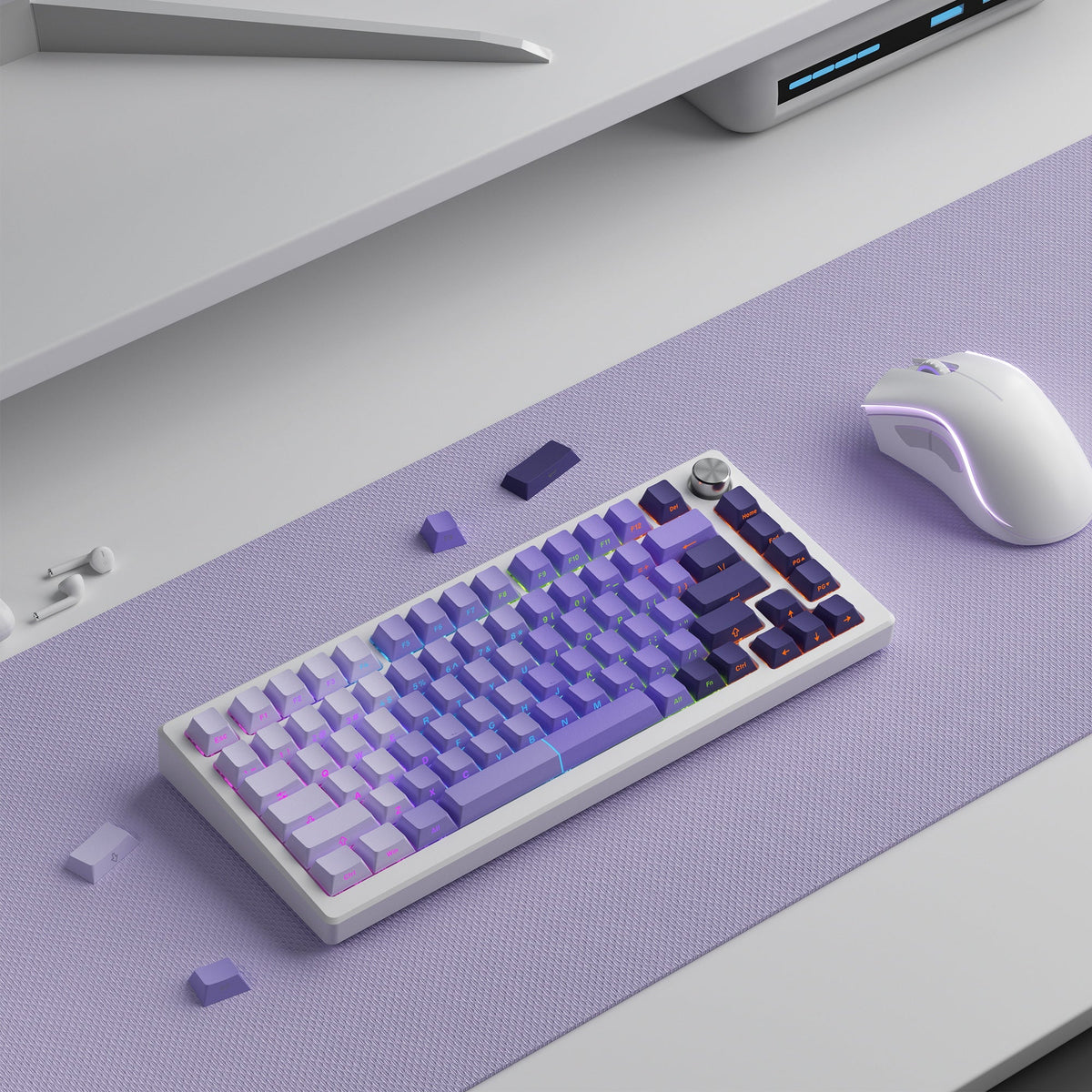 Gradient X-Axis Cherry Profile 121-Key PBT Keycap Set XVX