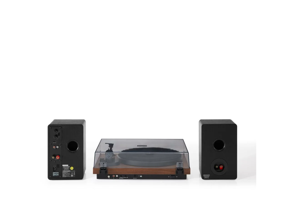Crosley KT6101-WA K-Series Bluetooth Turntable System - Walnut-NEW