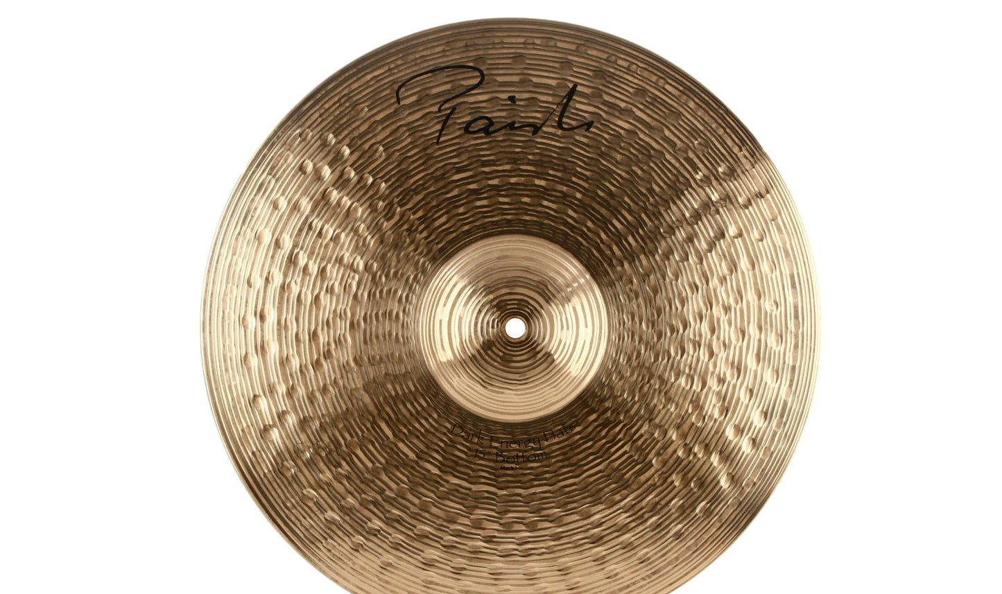 Paiste 15 inch Signature Dark Energy Hi-hat Mk I Cymbals-NEW