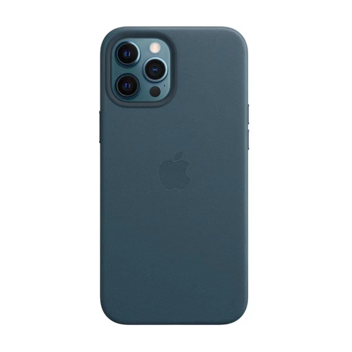iPhone Leather Case with MagSafe Protective Full Body TPU Cover