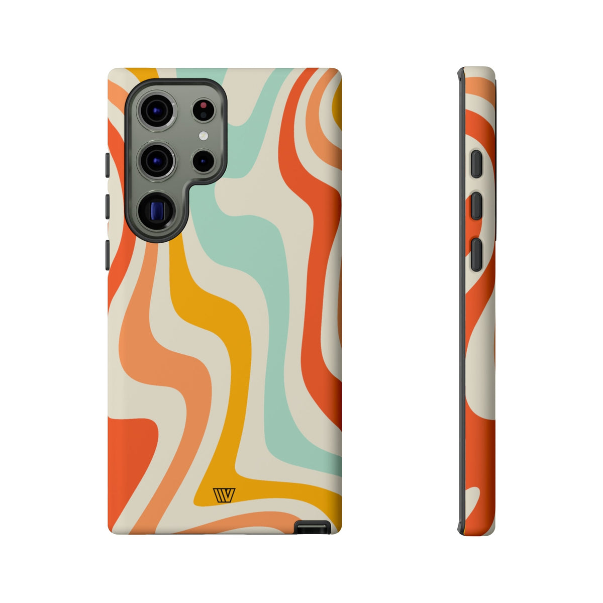 Retro Groovy Swirls Tough Phone Case
