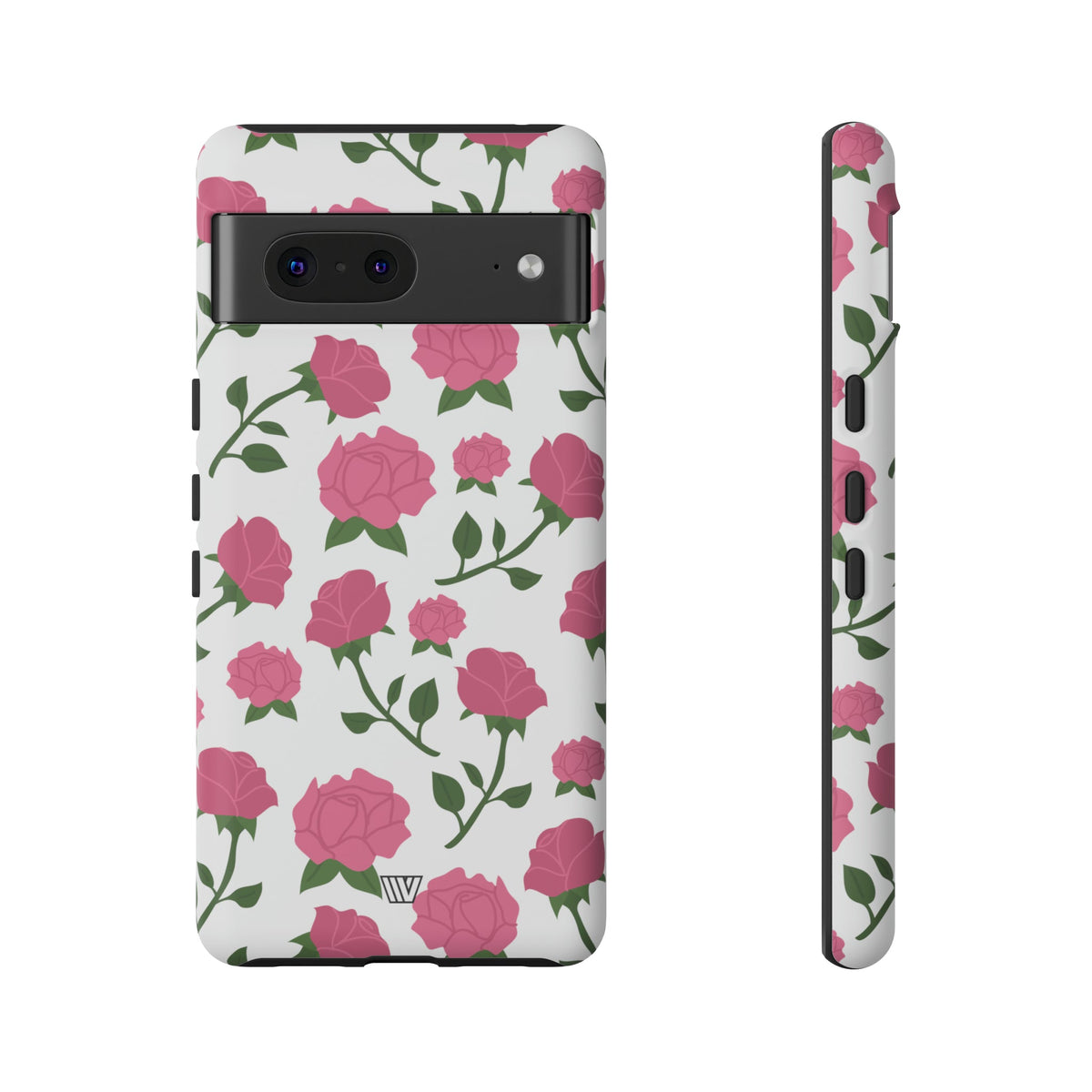 Pink Roses Tough Phone Case Dual-Layer Protective Trovvve