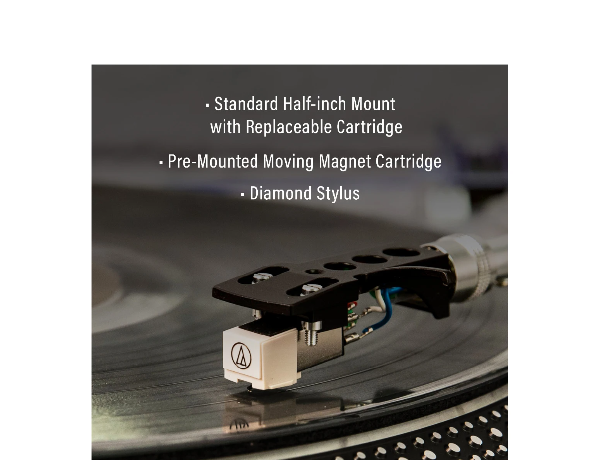 Crosley KT100 K-Series Bluetooth Turntable System - Champagne