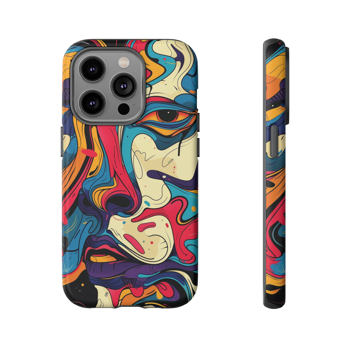 Tough Impact Resistant Phone Case ABSTRACT GAZE