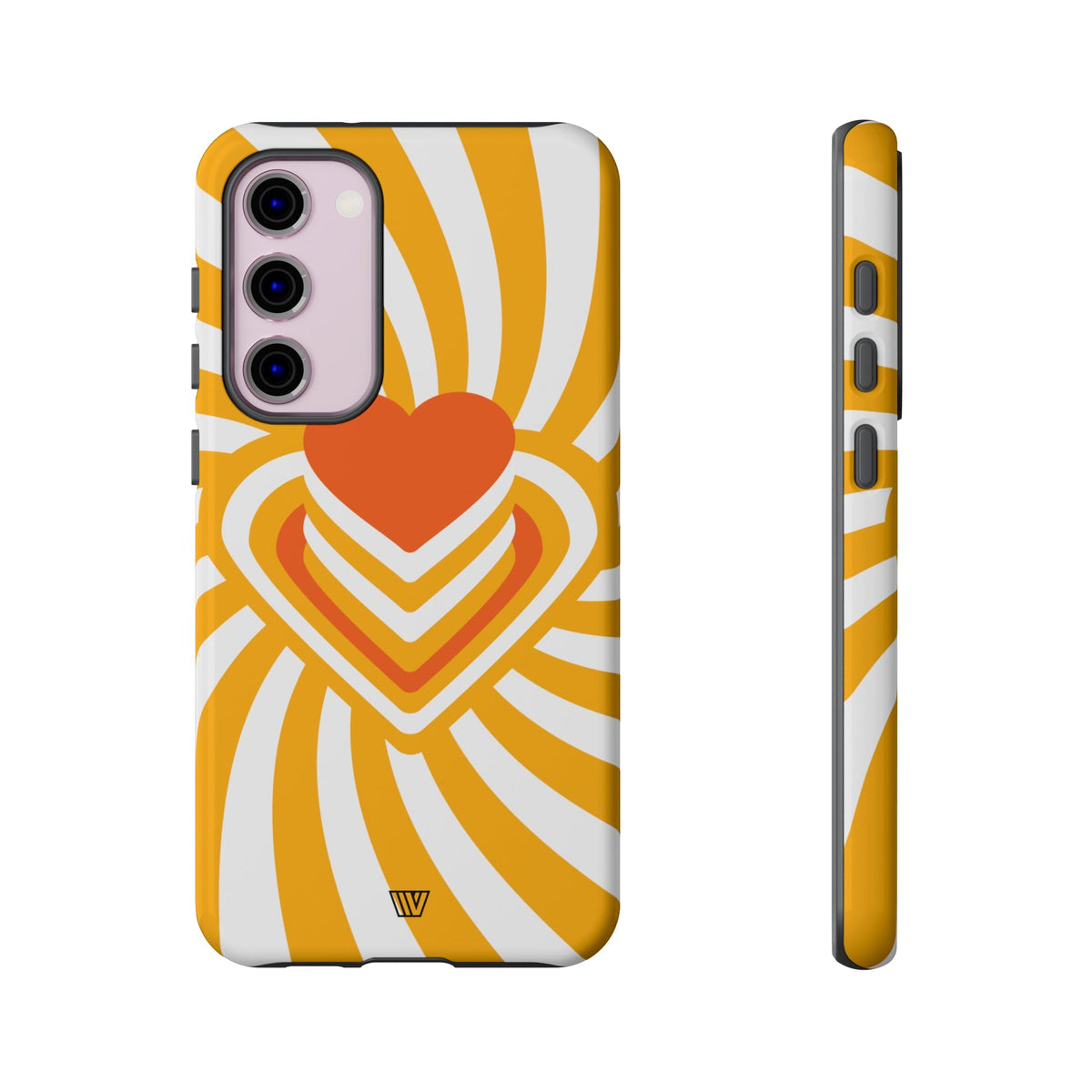 Tough Impact-Resistant Phone Case HEART RAY STACK