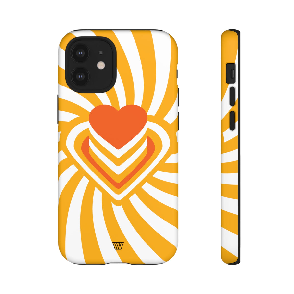 Tough Impact-Resistant Phone Case HEART RAY STACK