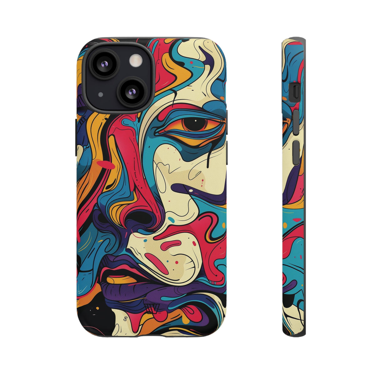 Tough Impact Resistant Phone Case ABSTRACT GAZE
