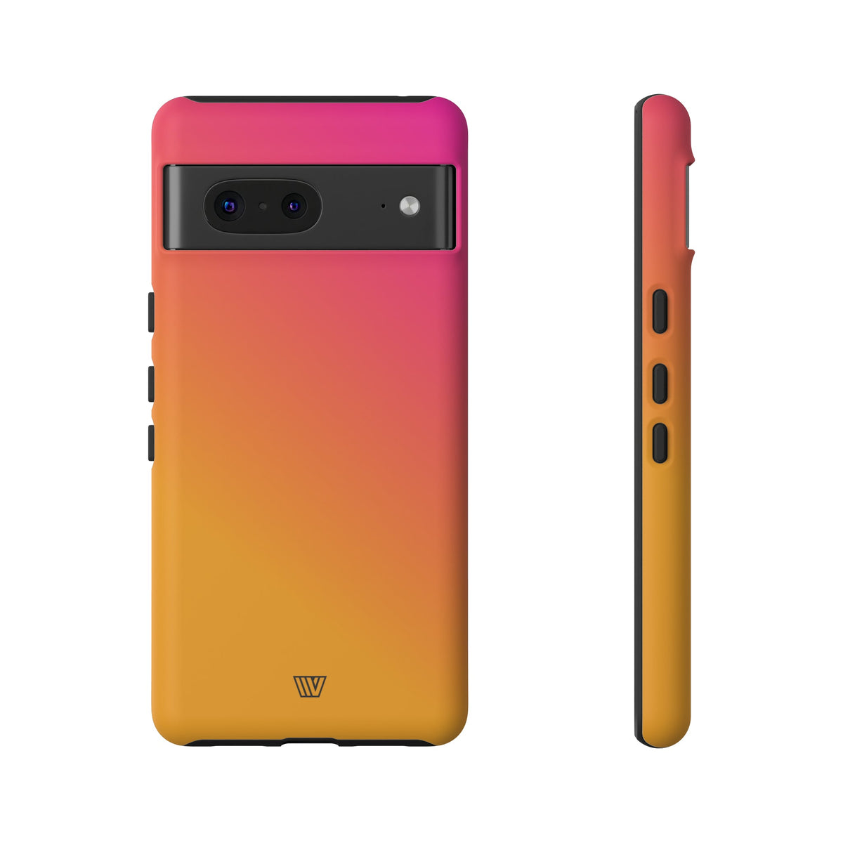 Hot Pink Orange Tough Phone Case