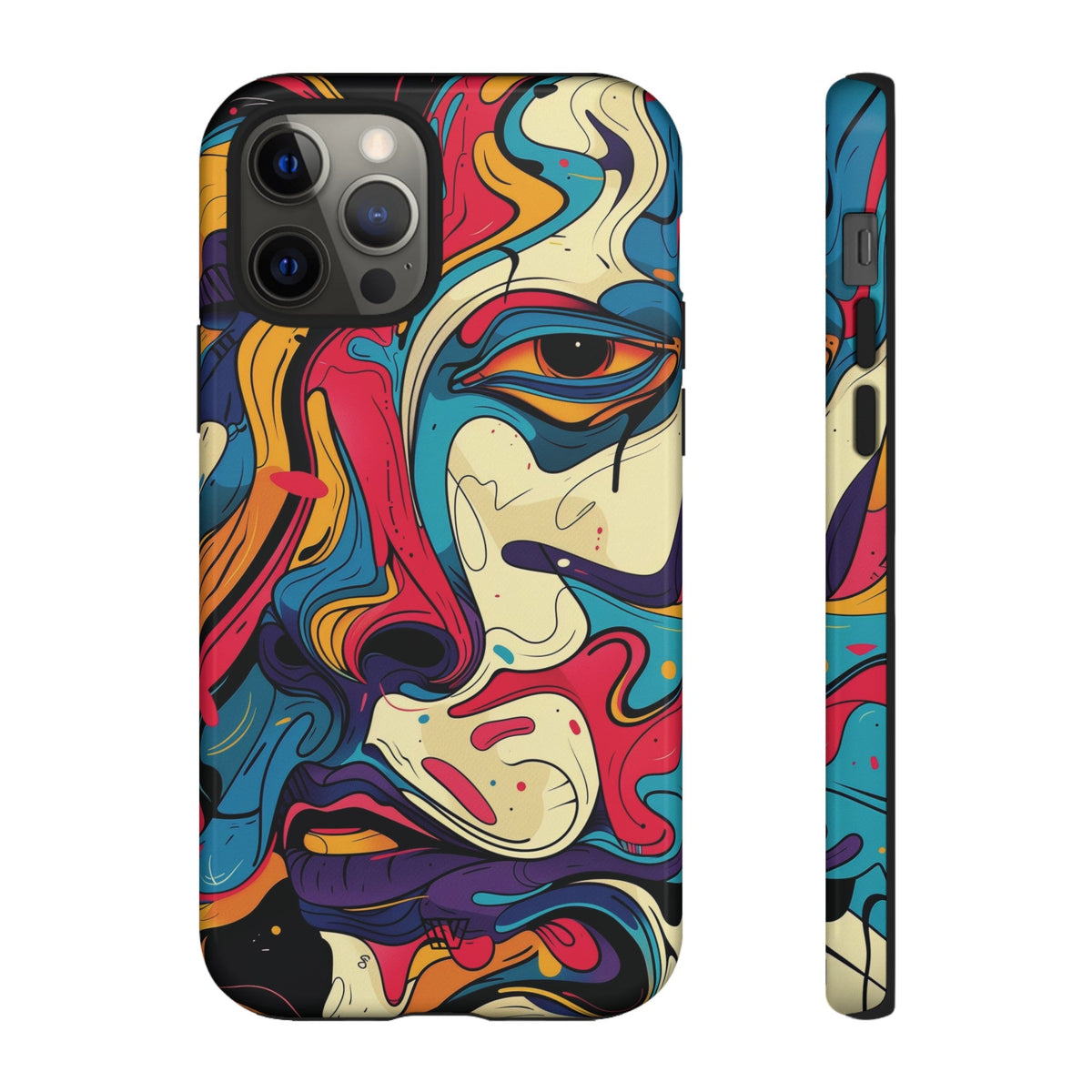 Tough Impact Resistant Phone Case ABSTRACT GAZE
