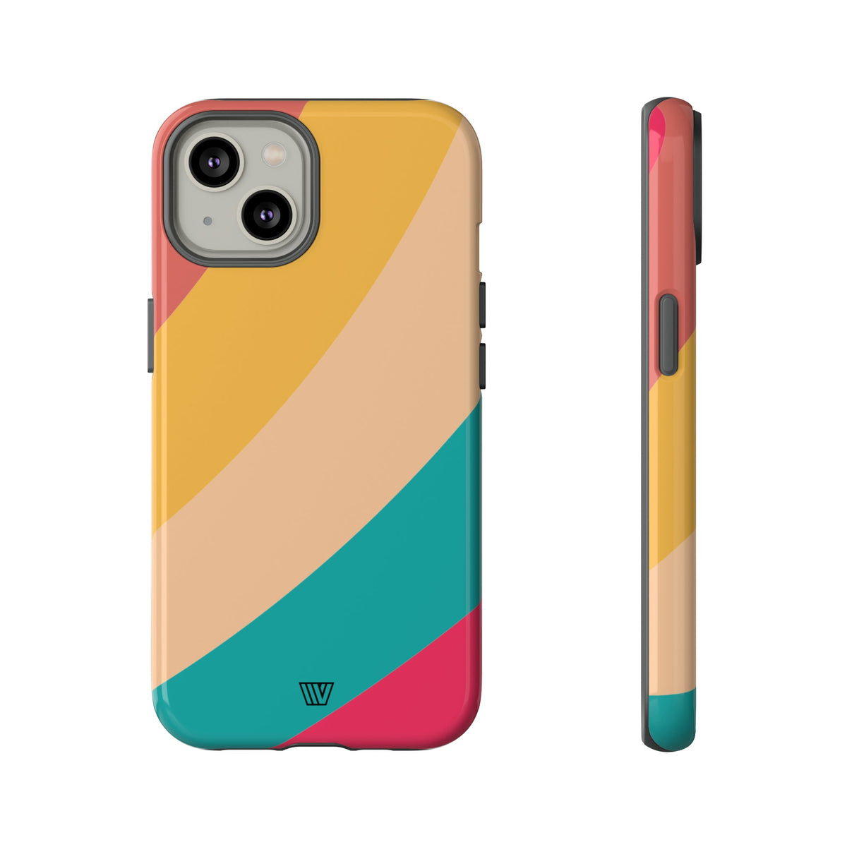 Rainbow Tough Phone Case Durable Impact-Resistant Shell SUMMER BY THE SEA