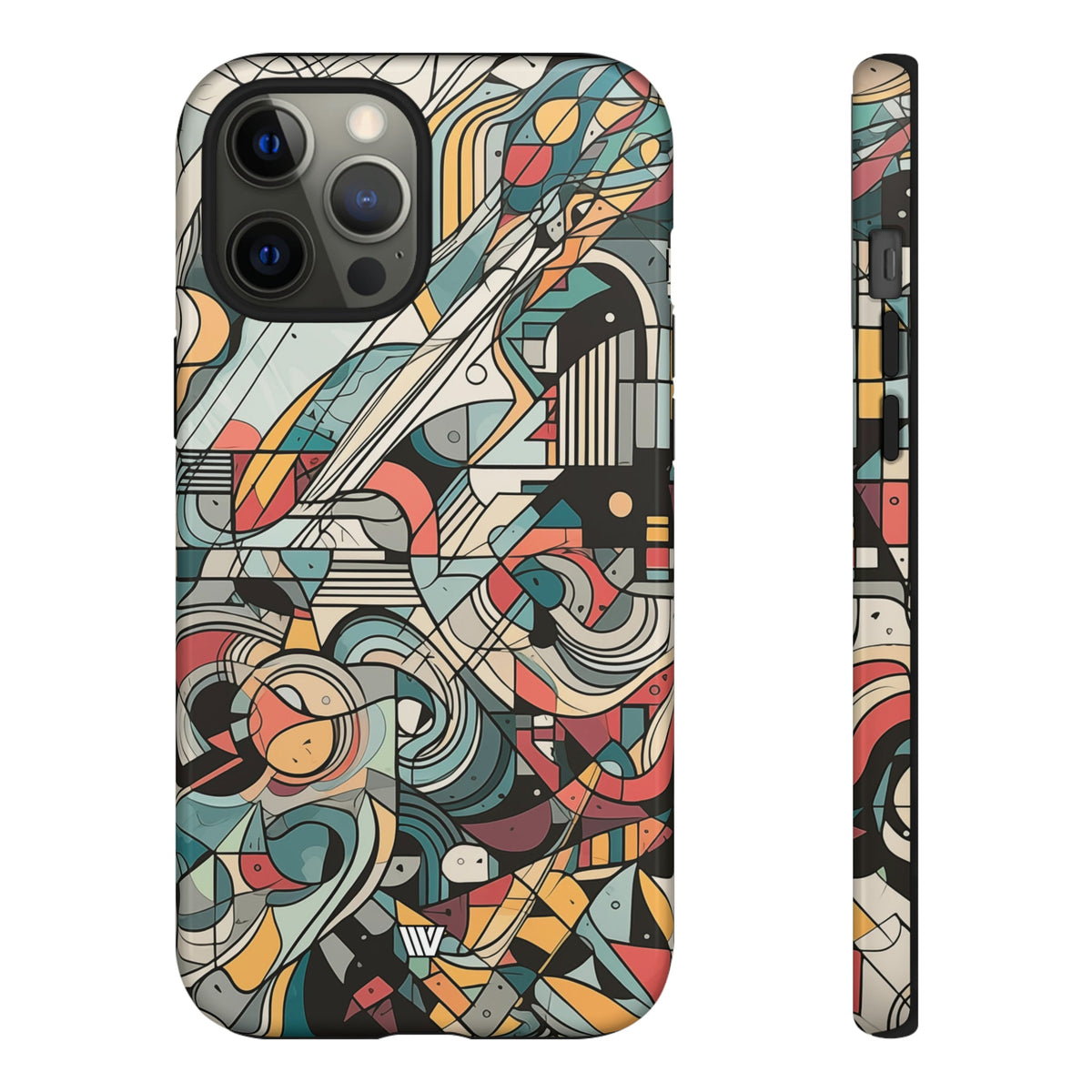 Abstract Doodle #2 Impact-Resistant Tough Phone Case