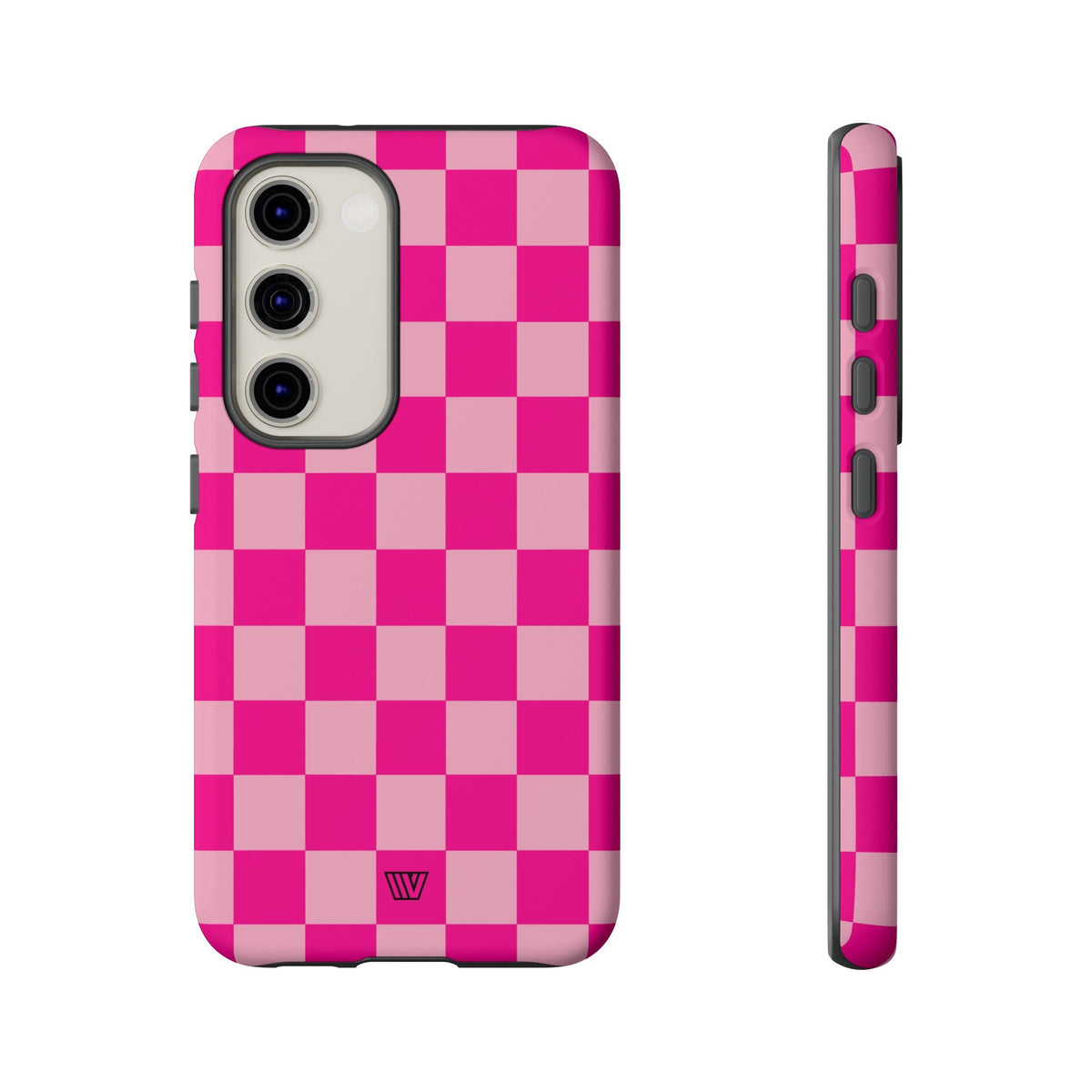 Hot Pink Checkerboard Tough Phone Case Trovvve
