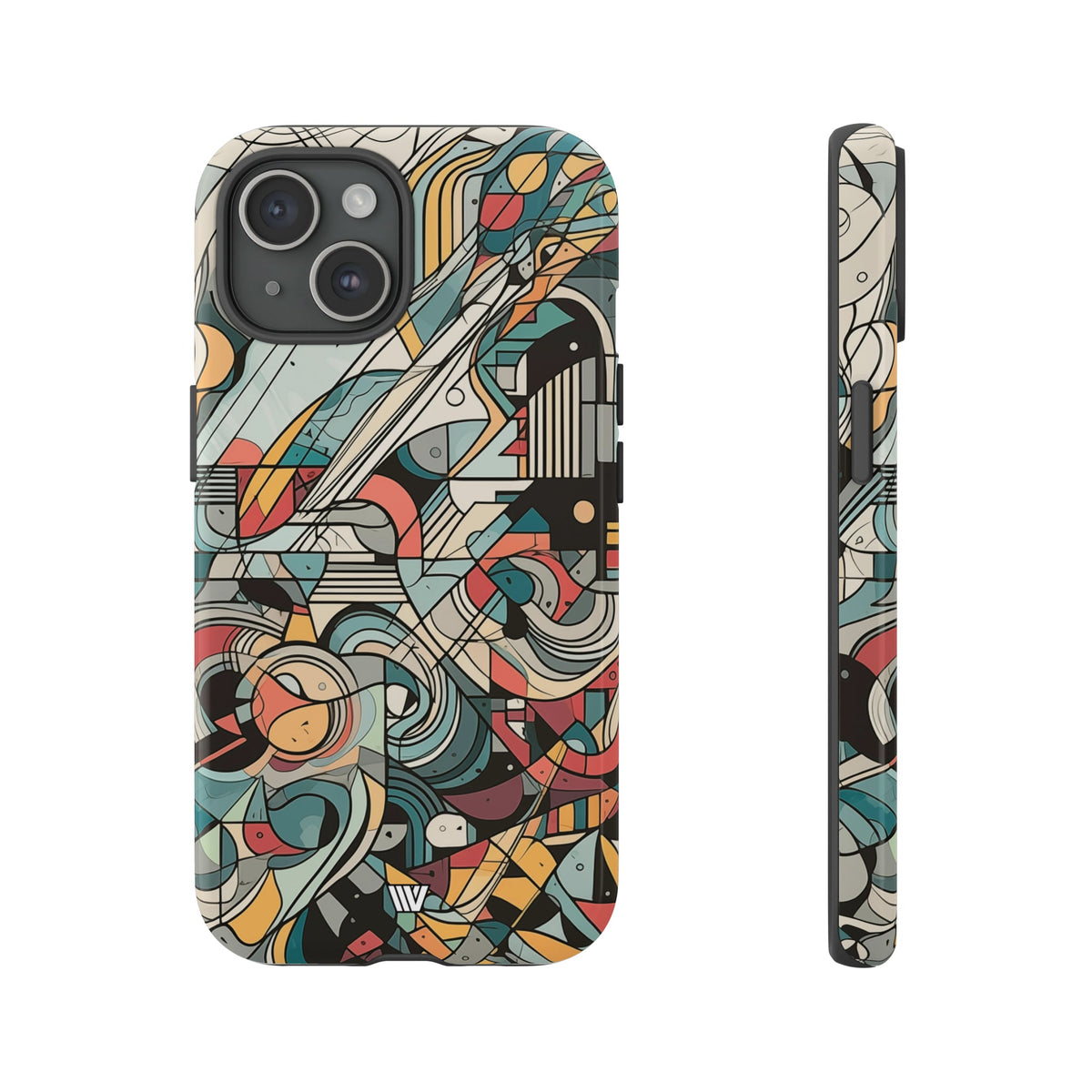 Abstract Doodle #2 Impact-Resistant Tough Phone Case