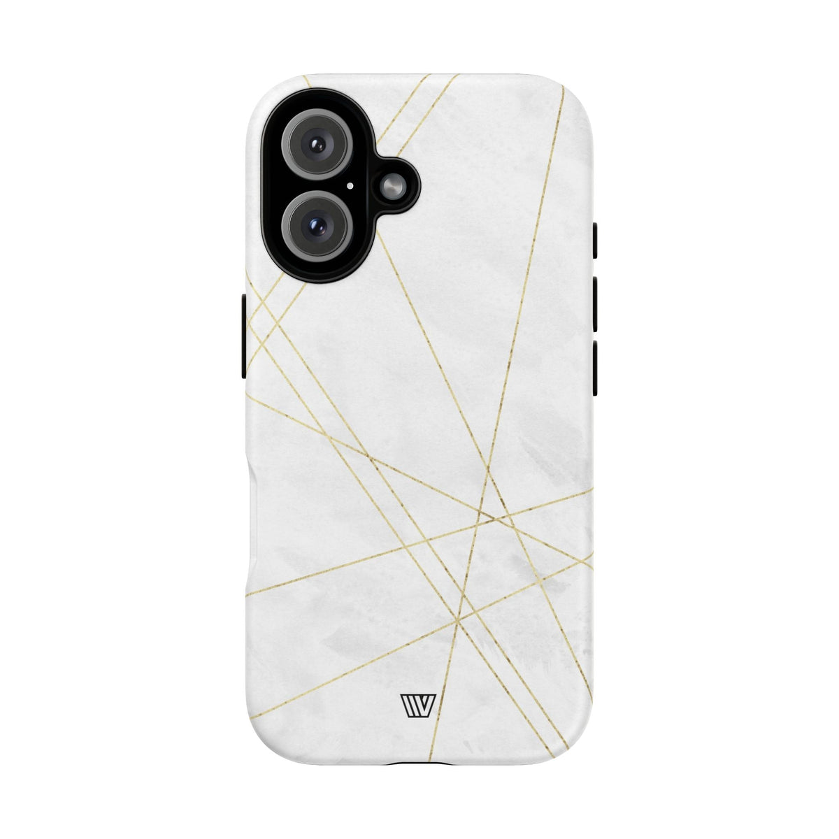 Tough Phone Case Impact Resistant Dual-Layer Shell GOLD LINES