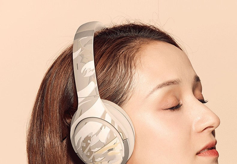 Bluetooth Headphone Active Noise Reduction Head-mounted E-sports Games Computer