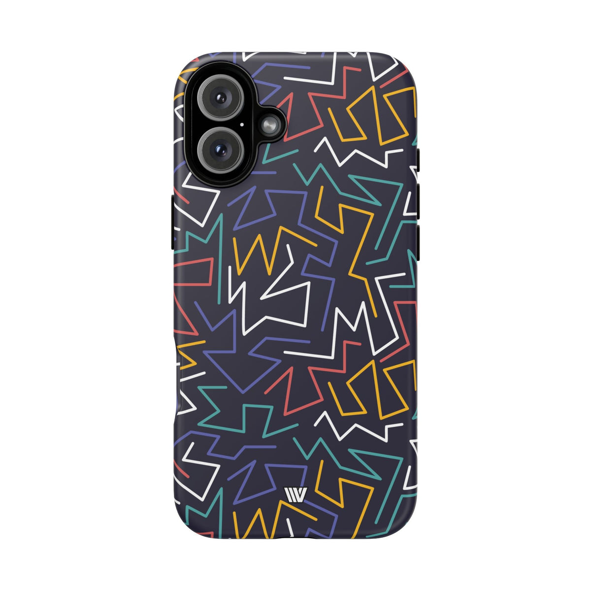 Tough Impact Resistant Phone Case ZIGZAG NIGHT