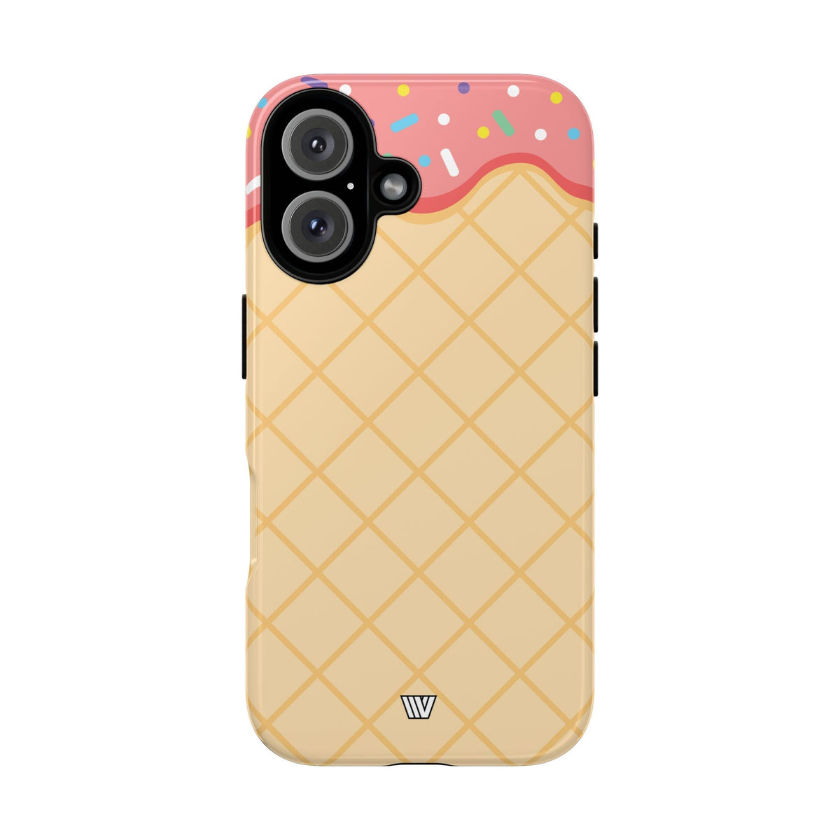 Ice Cream Cone Tough Phone Case Dual-Layer Protection