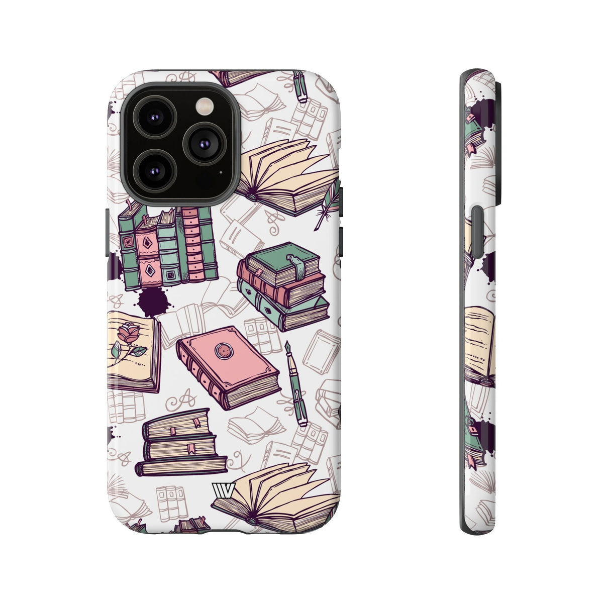 Tough Phone Case Impact Resistant Dual-layer Protective - BOOK LOVER