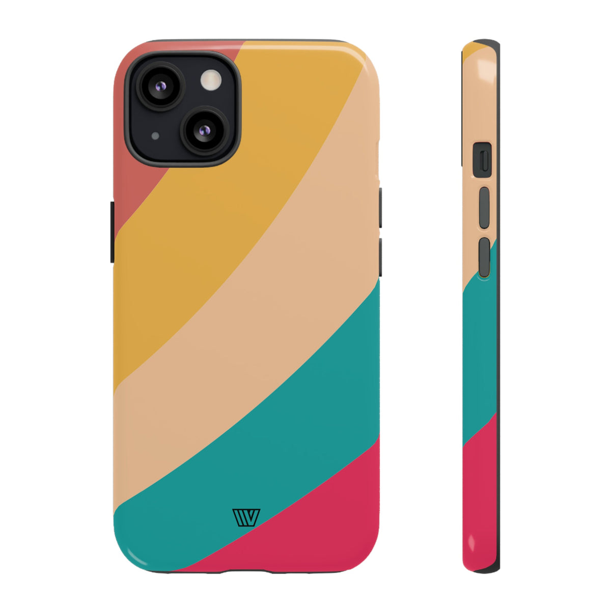 Rainbow Tough Phone Case Durable Impact-Resistant Shell SUMMER BY THE SEA