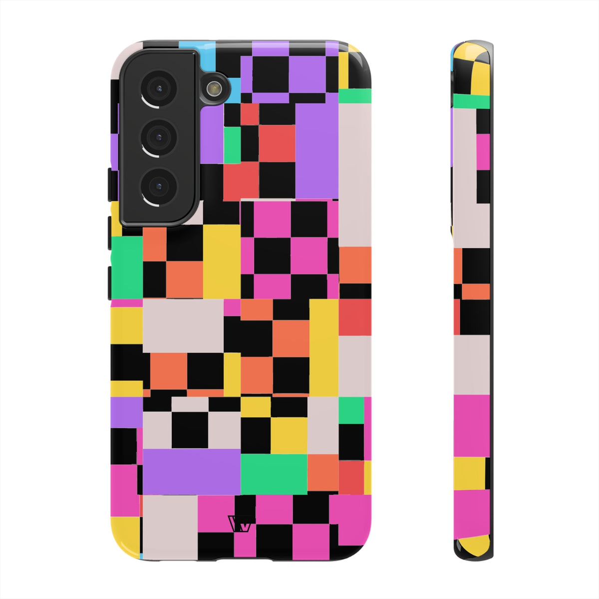 Mashed Up Checkerboard Tough Phone Case