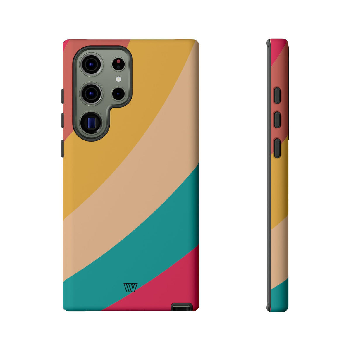 Rainbow Tough Phone Case Durable Impact-Resistant Shell SUMMER BY THE SEA
