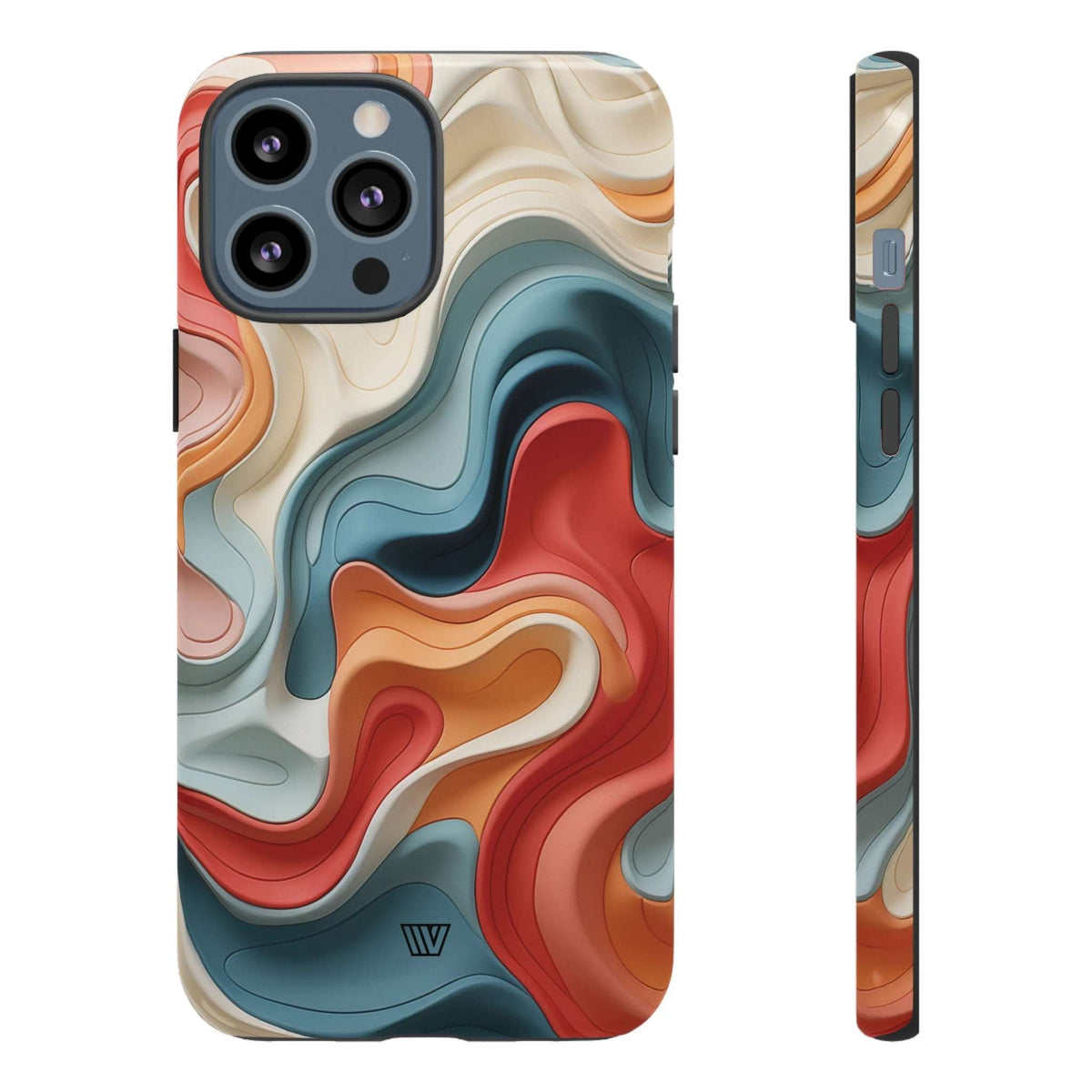 3D Colorful Clay Tough Phone Case