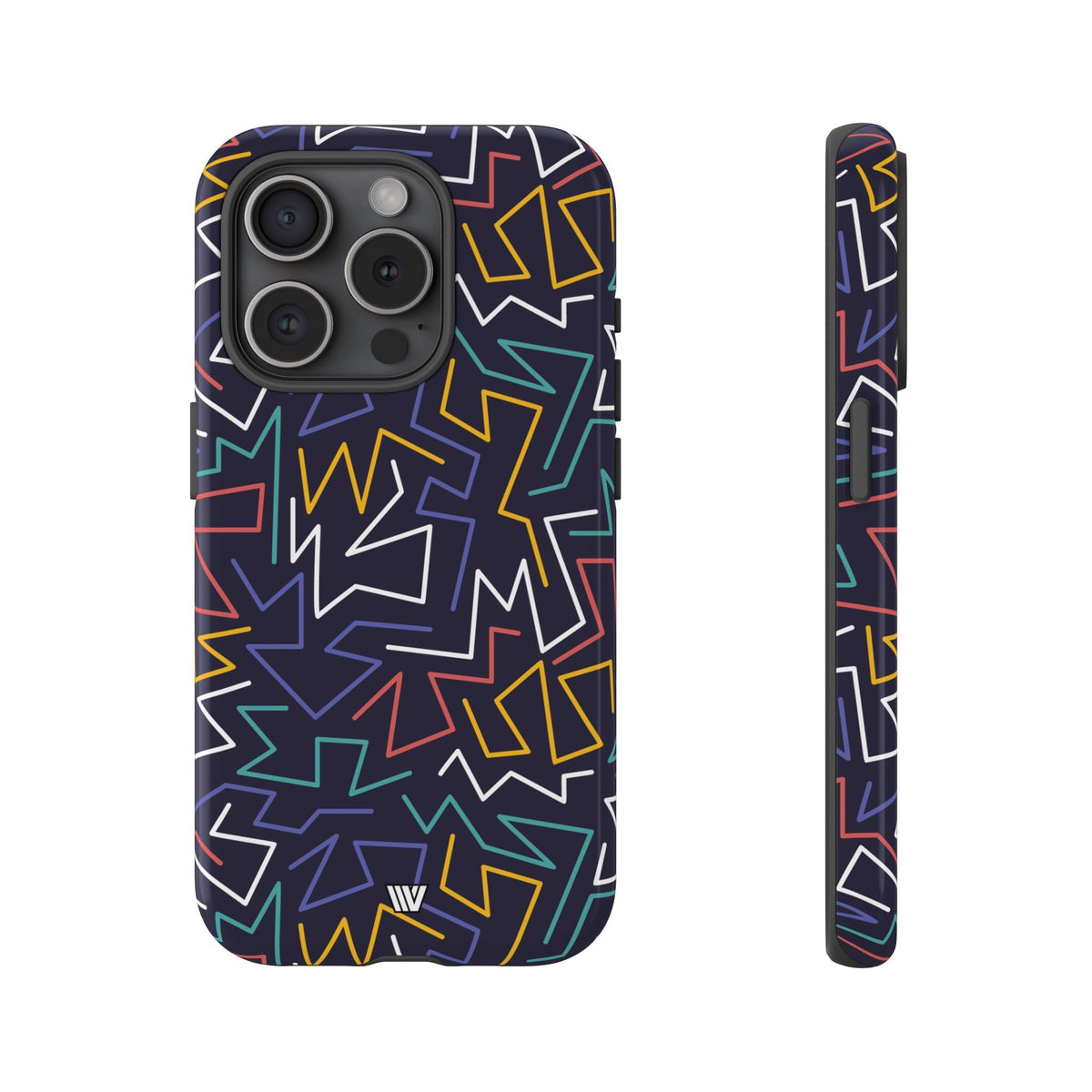 Tough Impact Resistant Phone Case ZIGZAG NIGHT