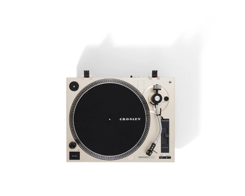 Crosley C100BT 2-Speed Bluetooth  Turntable, Champagne-NEW
