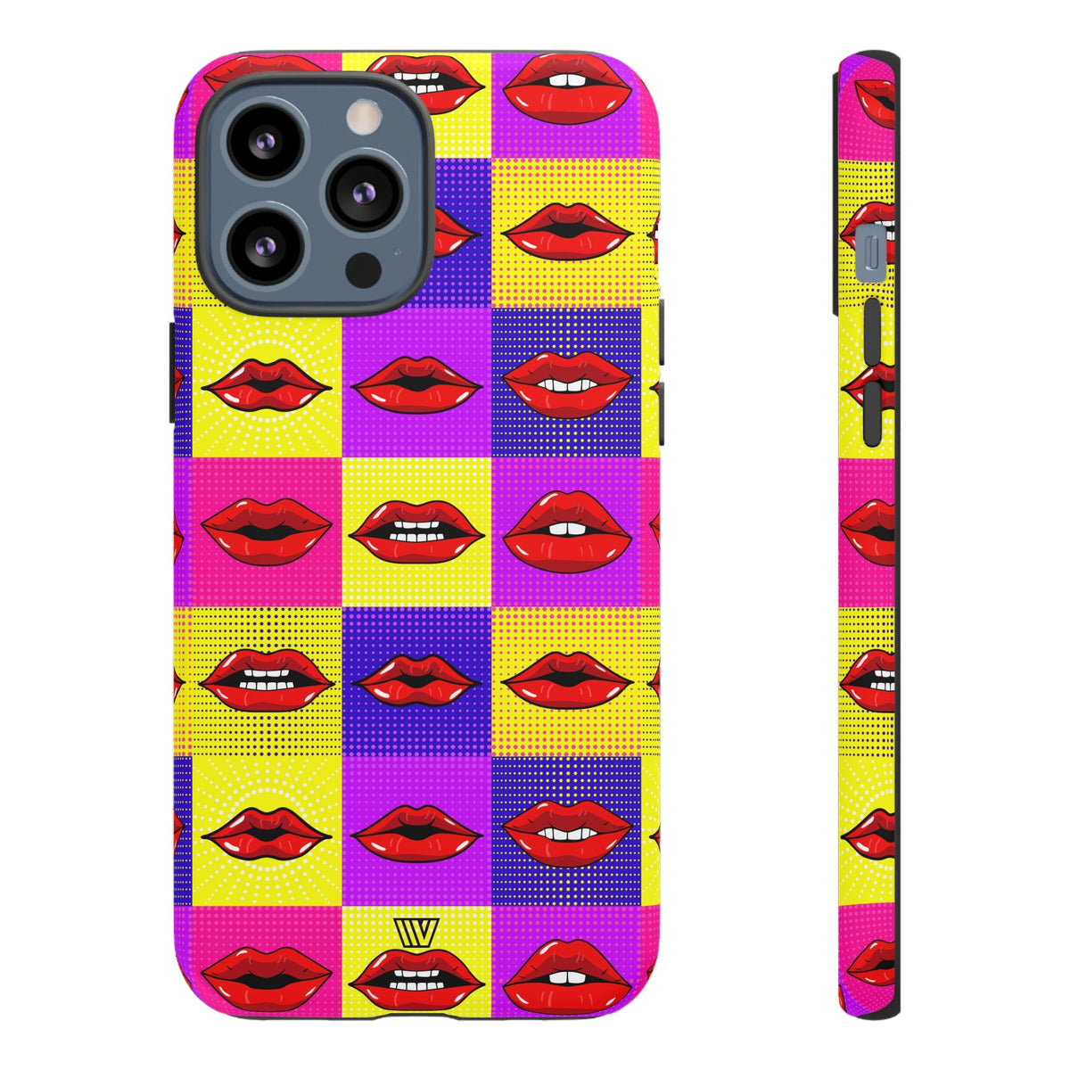 Tough Phone Case Dual-layer Protection POP ART LIPS