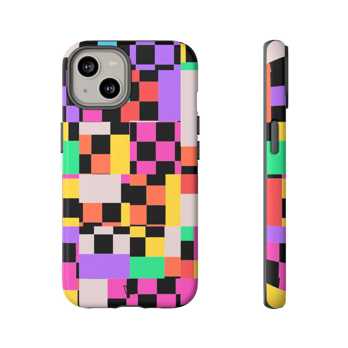 Mashed Up Checkerboard Tough Phone Case