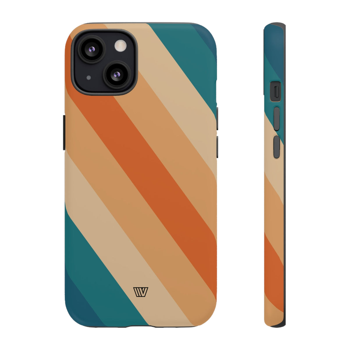 Retro Stripe Tough Phone Case 70s Style