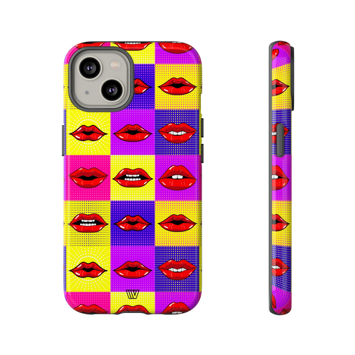 Tough Phone Case Dual-layer Protection POP ART LIPS