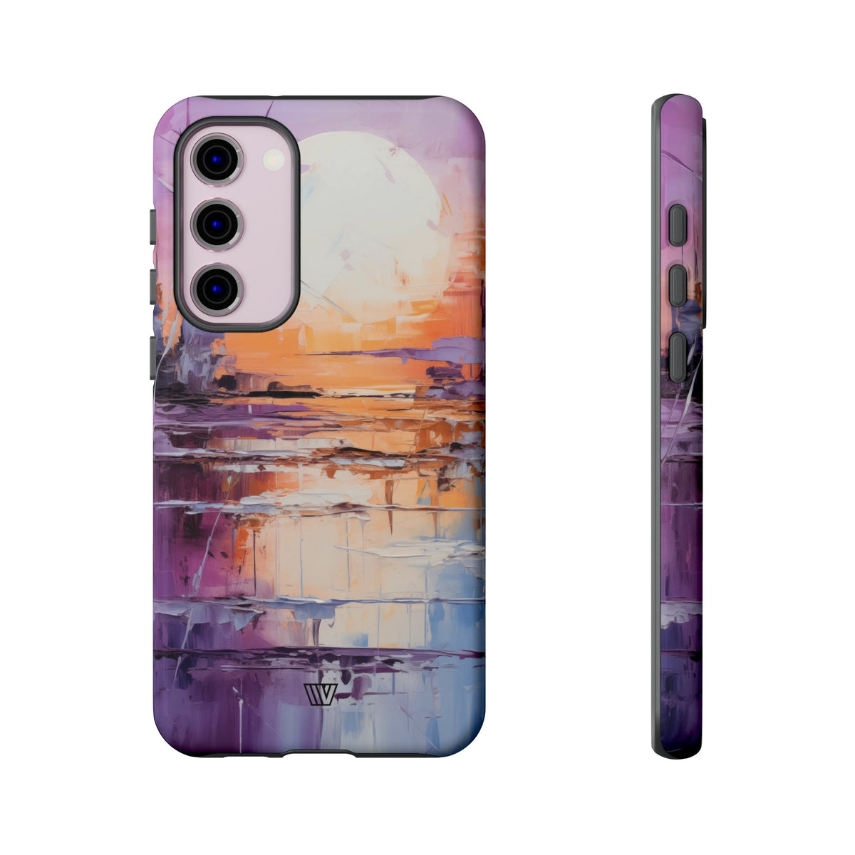 Acrylic Sunset Tough Phone Case Dual-Layer Protection