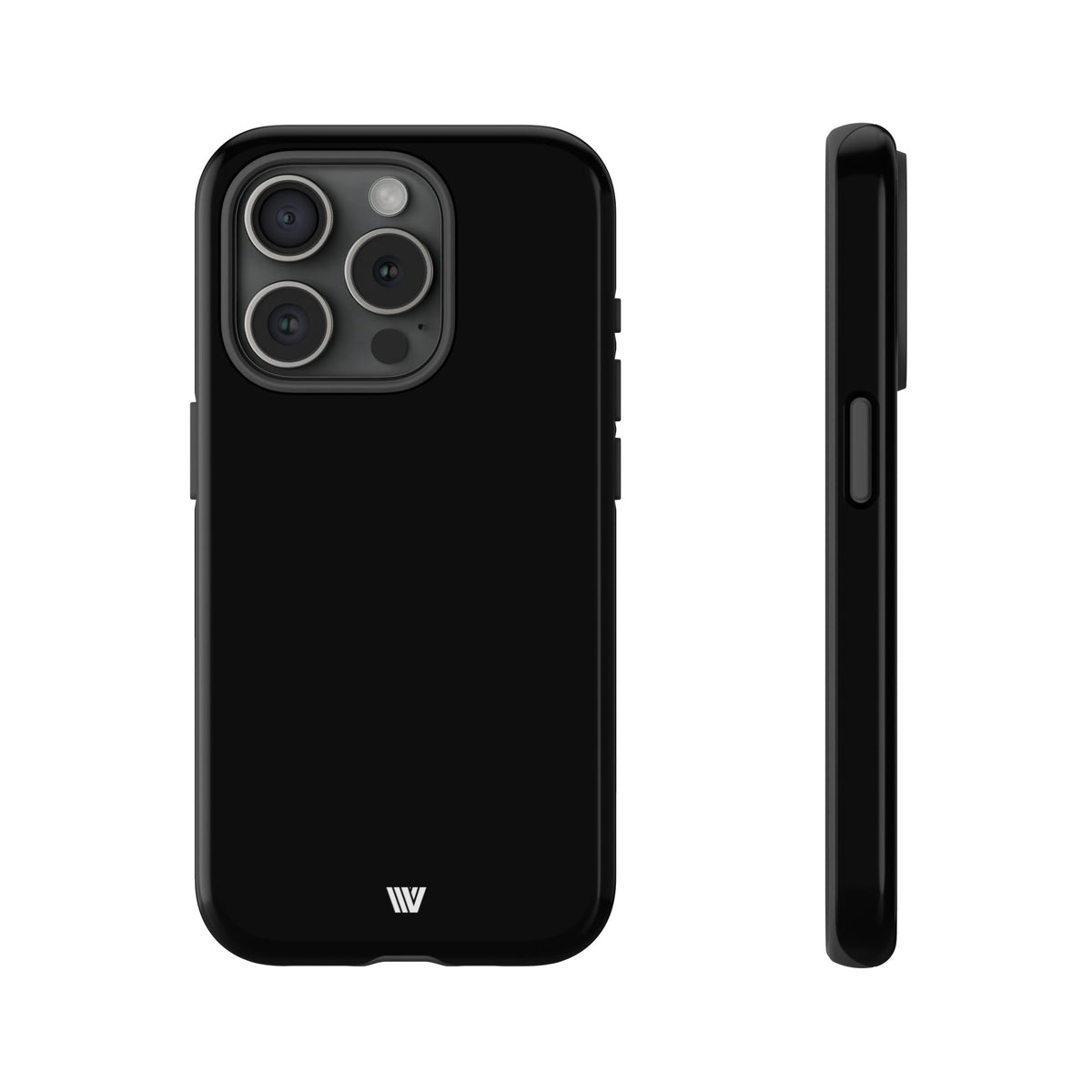 Tough Phone Case Impact Resistant Dual-Layer JET BLACK