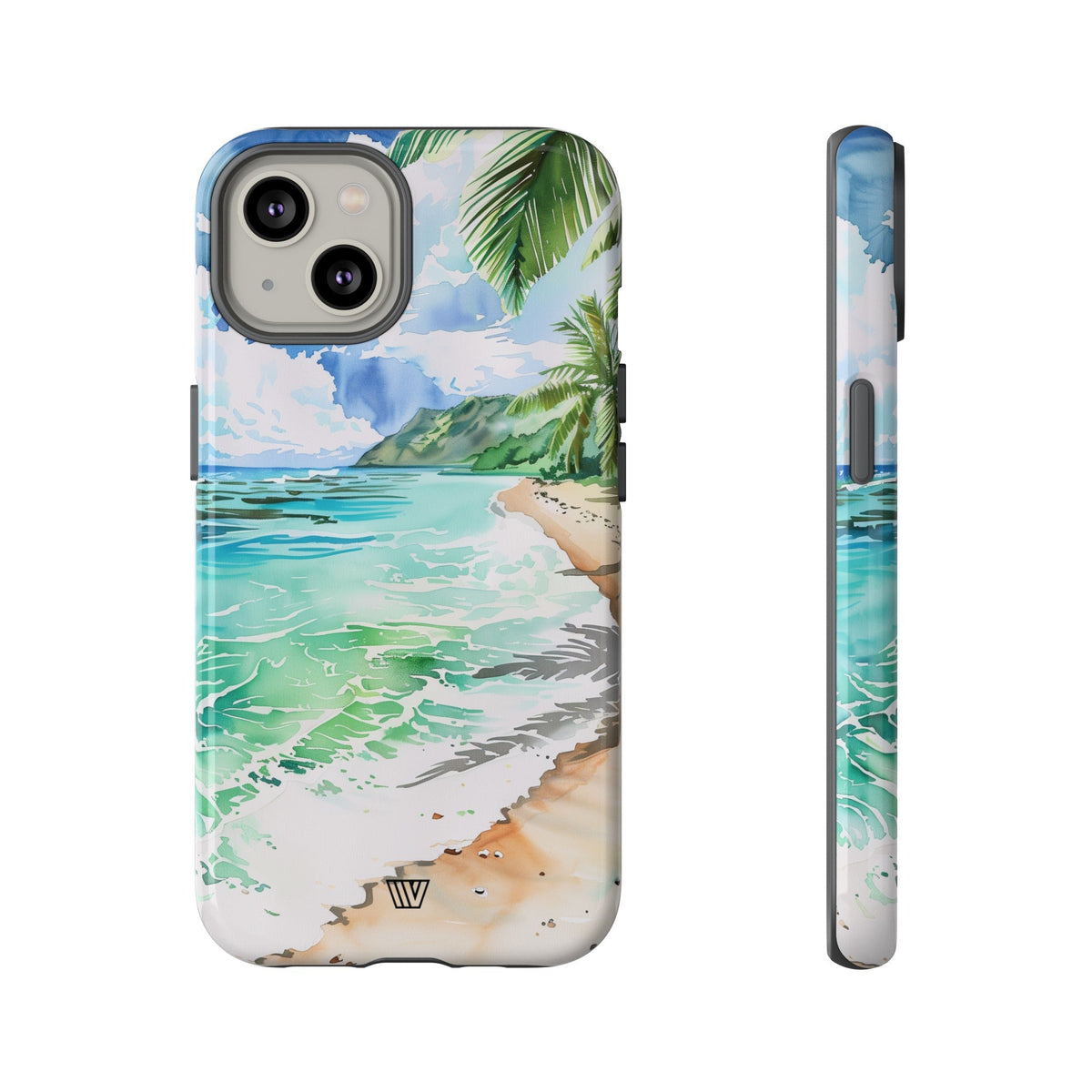 Watercolor Beach Tough Phone Case