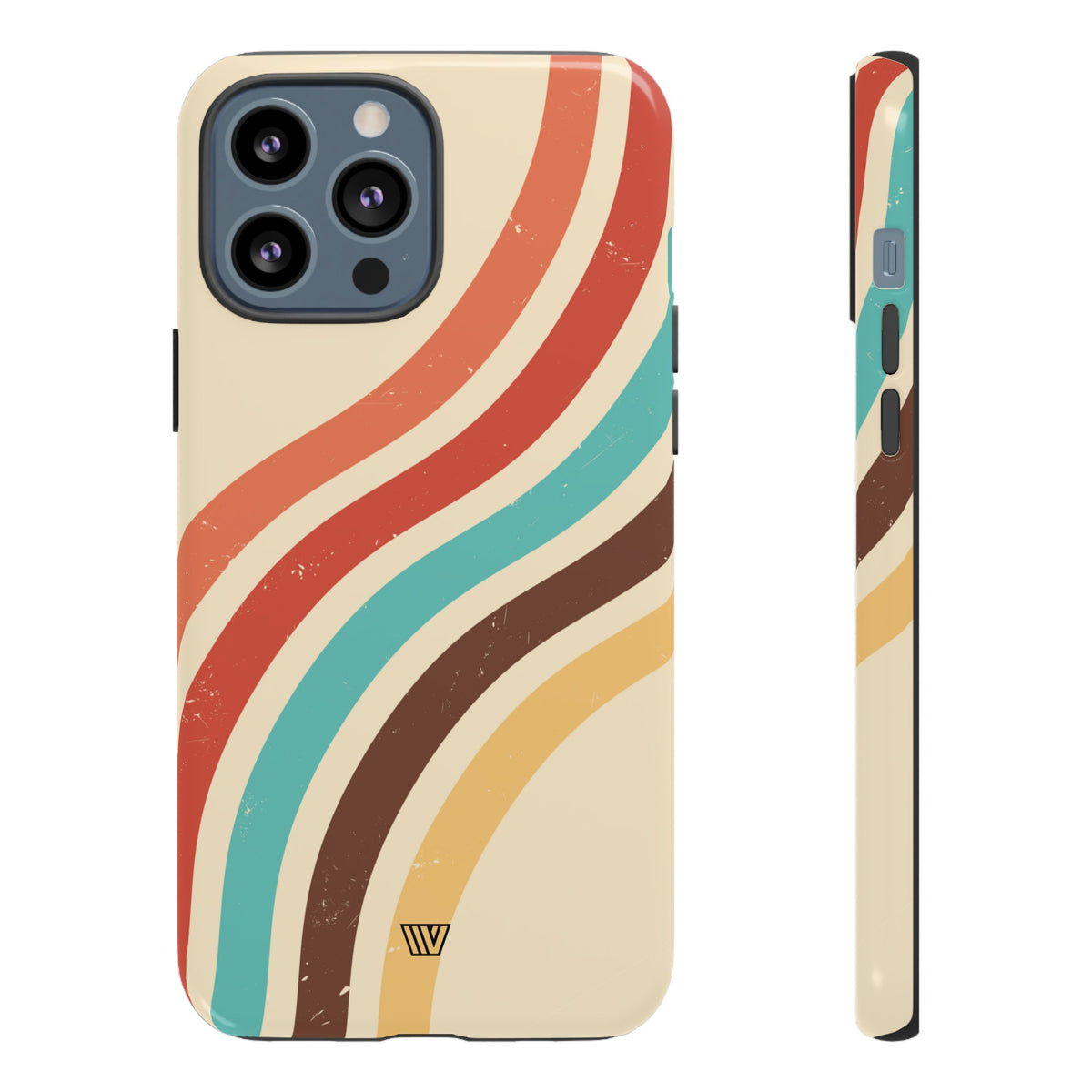 Vintage Stripe Tough Durable Phone Case