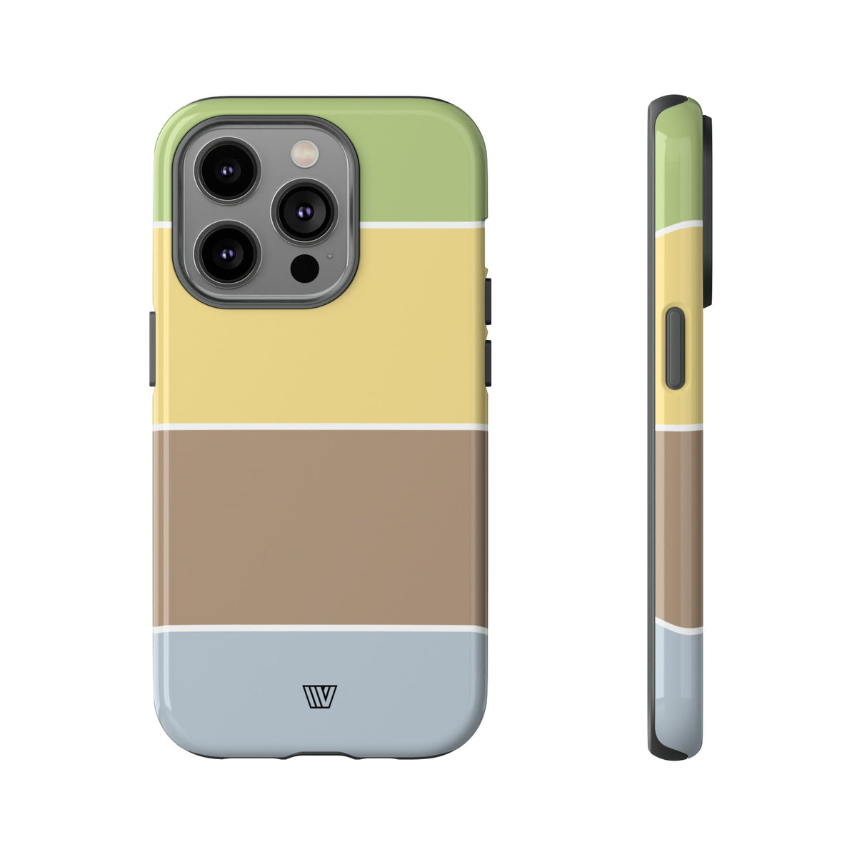 Bold Stripes Tough Phone Case Dual-Layer Impact Resistant