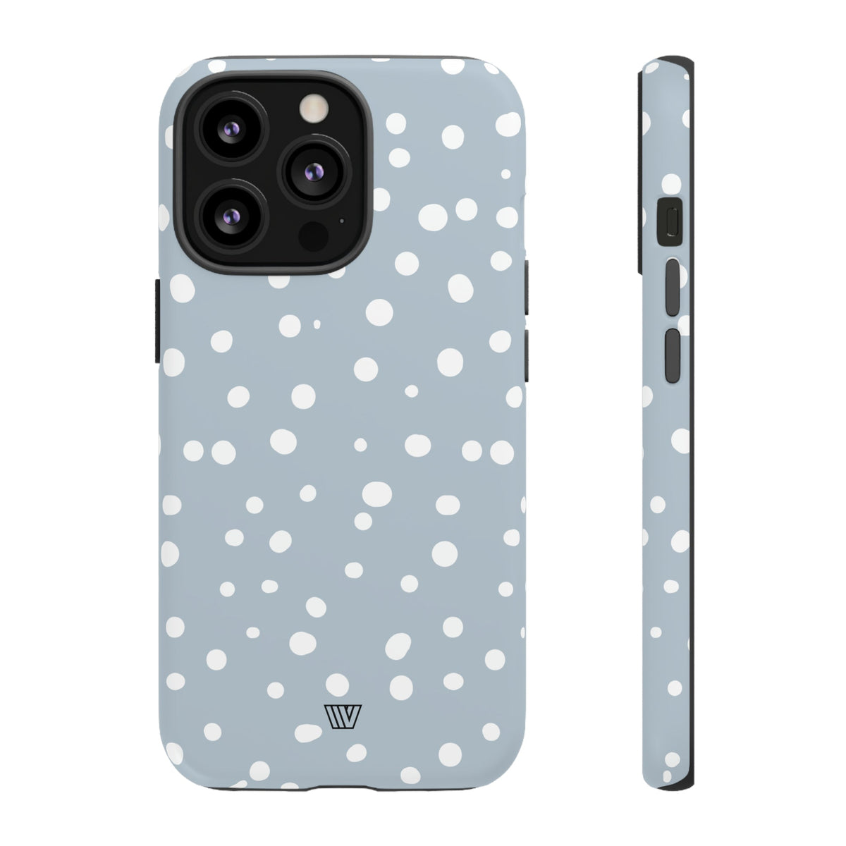 Blue Haze Dots Tough Phone Case Dual-Layer Protective Phone Case