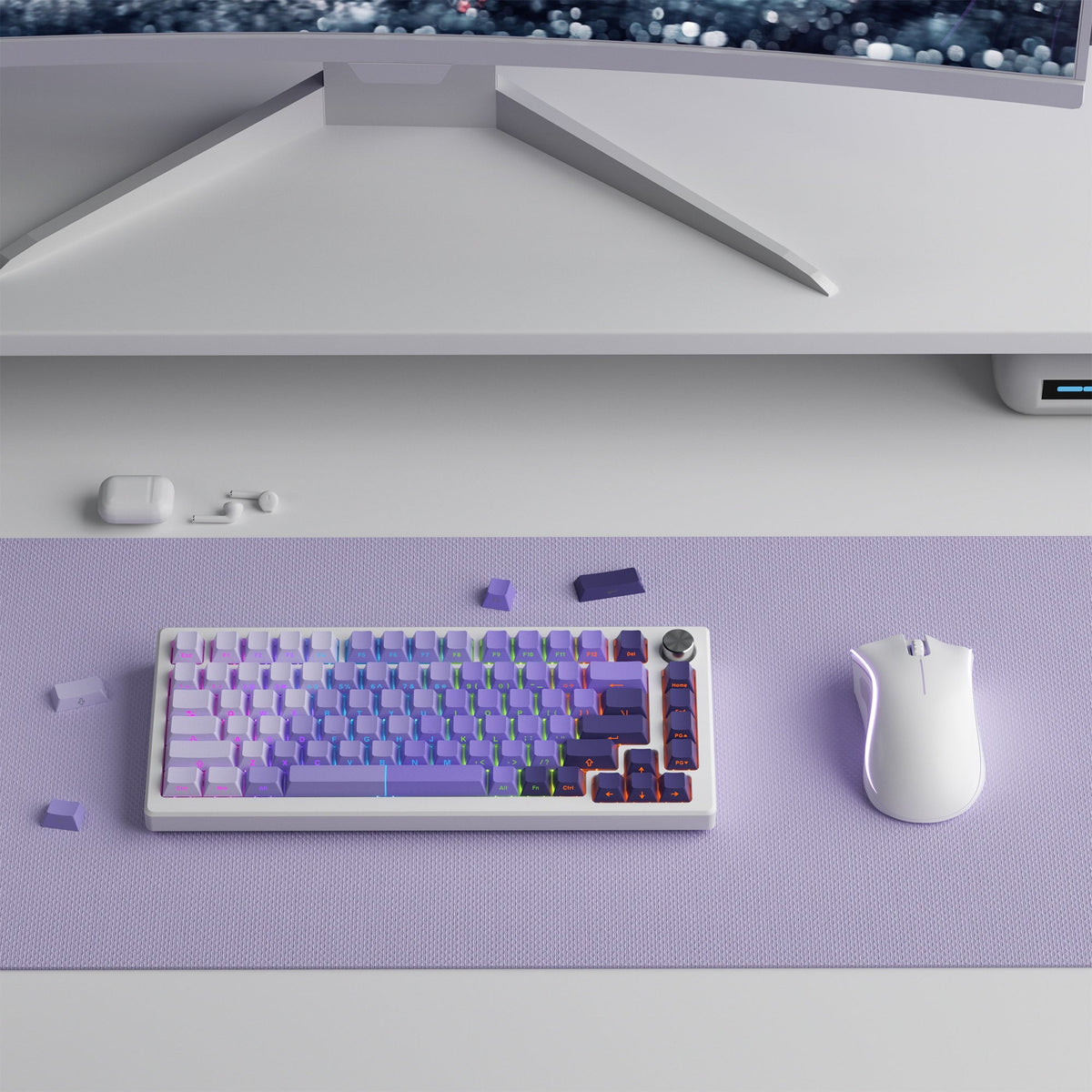 Gradient X-Axis Cherry Profile 121-Key PBT Keycap Set XVX