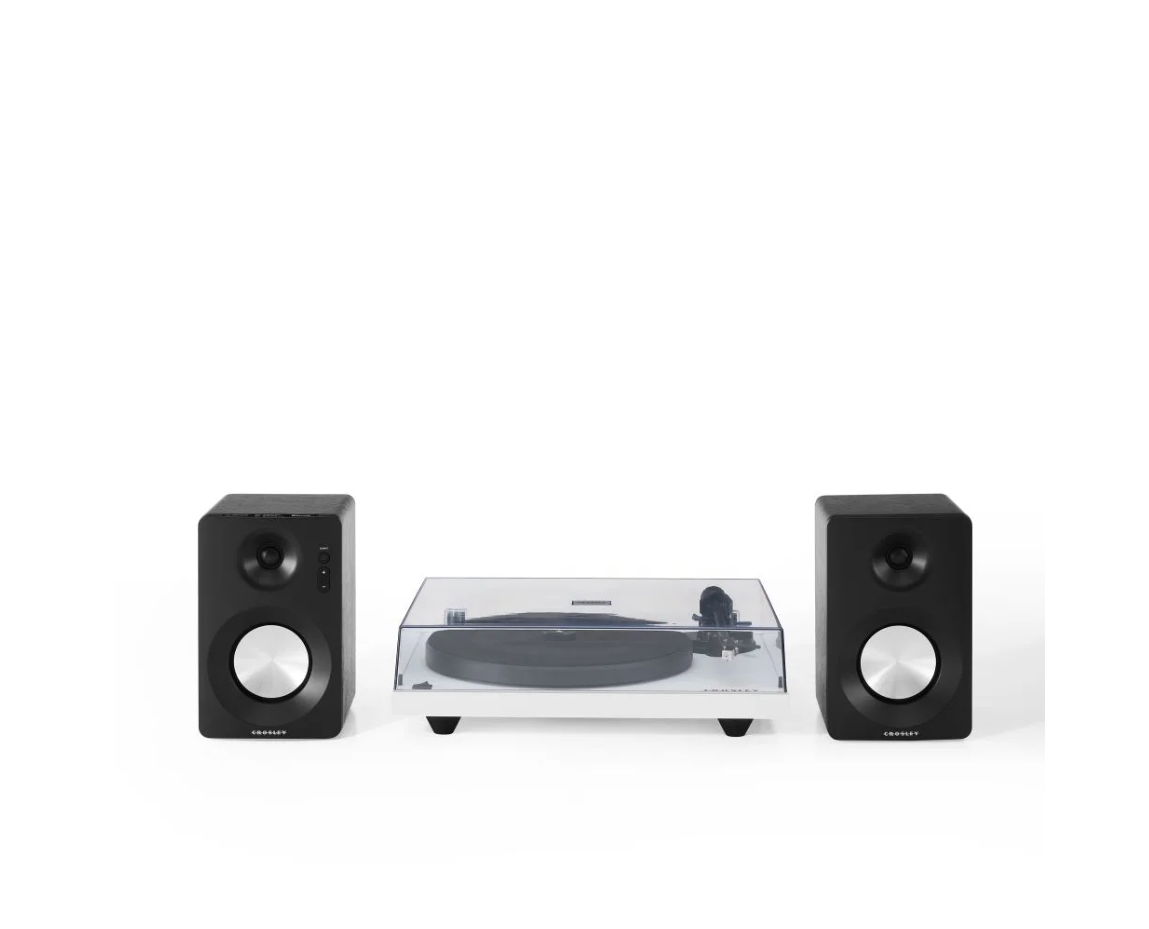 Crosley KT6101-WA K-Series Bluetooth Turntable System - White-NEW