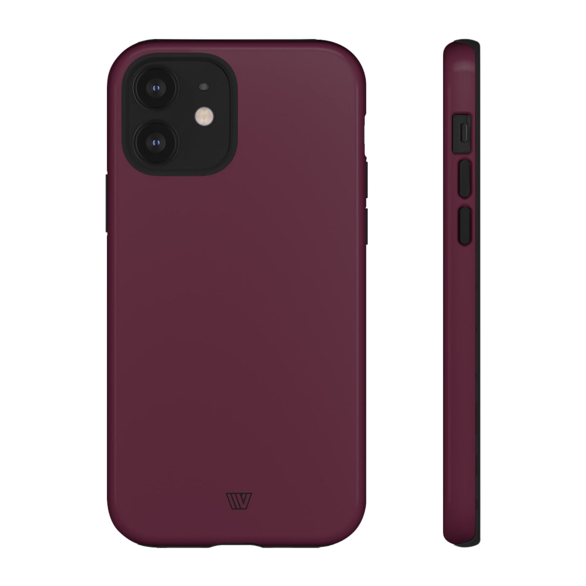 Tough Phone Case Wine Berry Protective Dual-Layer Polycarbonate Shell