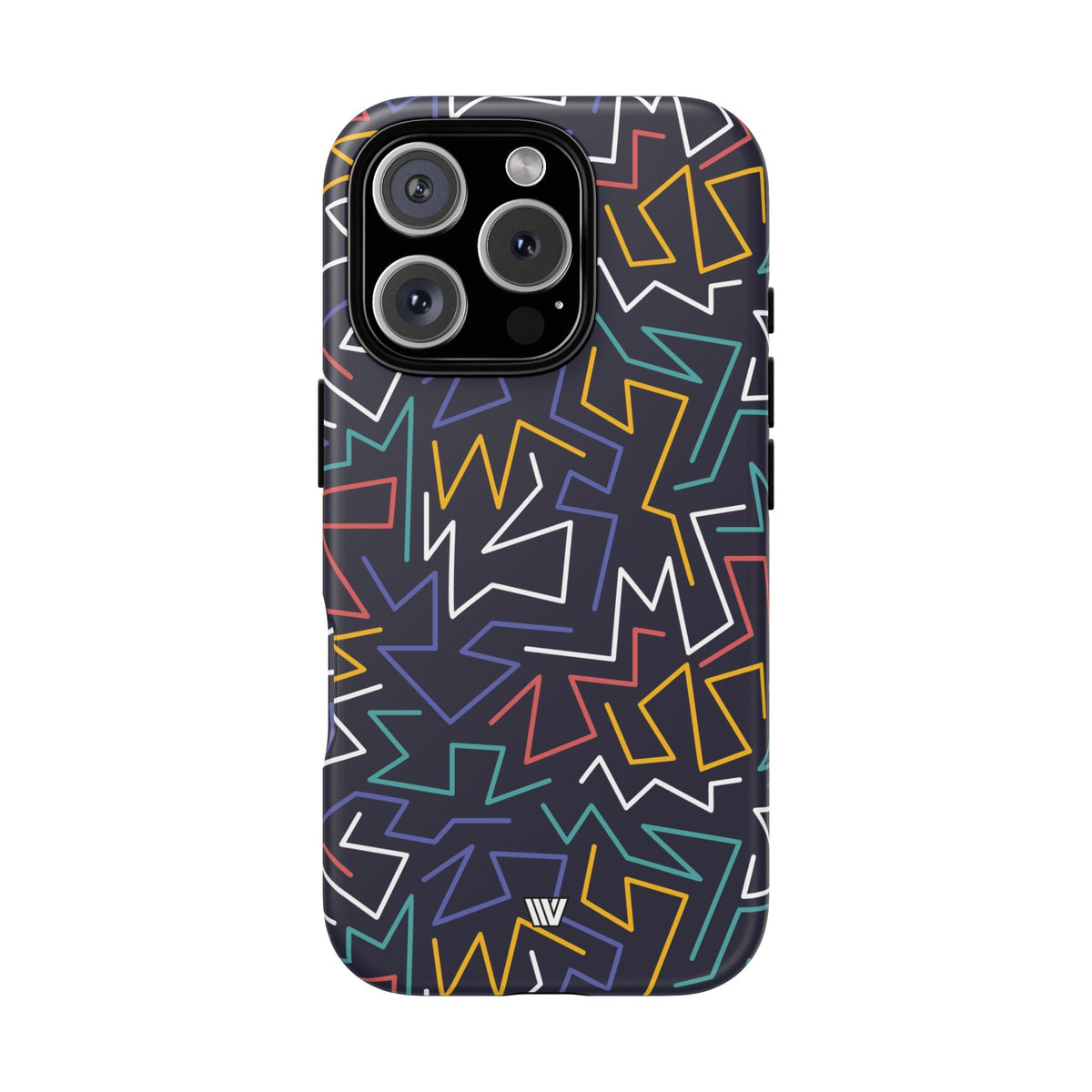 Tough Impact Resistant Phone Case ZIGZAG NIGHT
