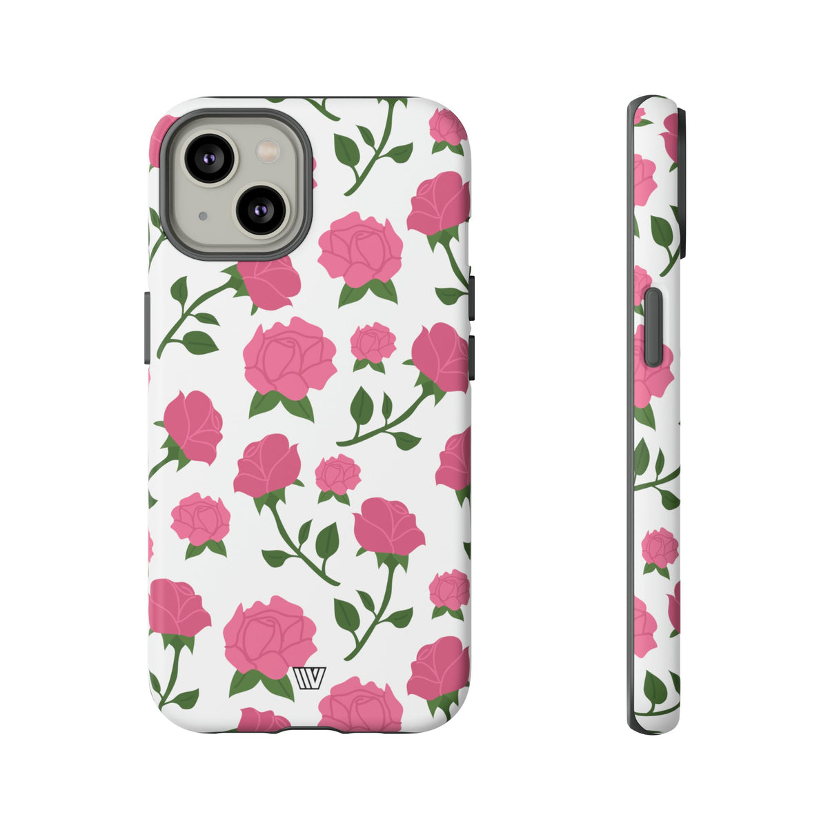 Pink Roses Tough Phone Case Dual-Layer Protective Trovvve