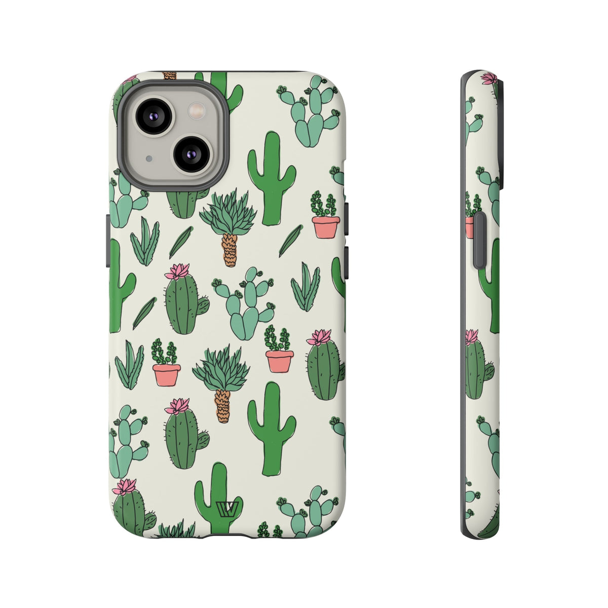 Tough Impact-Resistant Phone Case CACTUS DOODLES