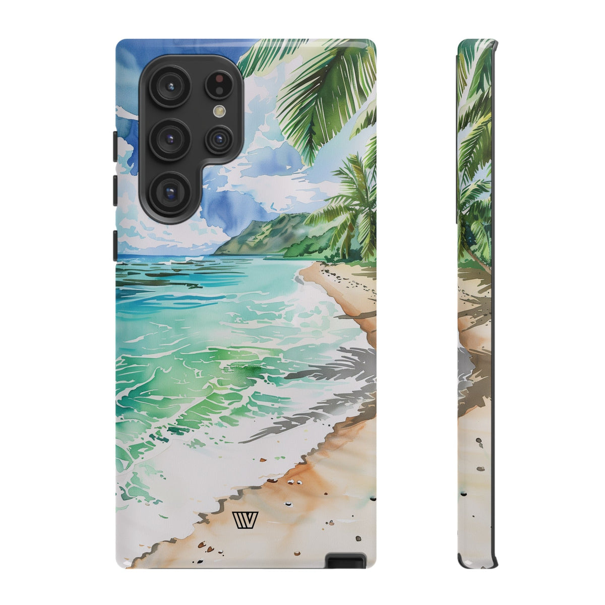 Watercolor Beach Tough Phone Case