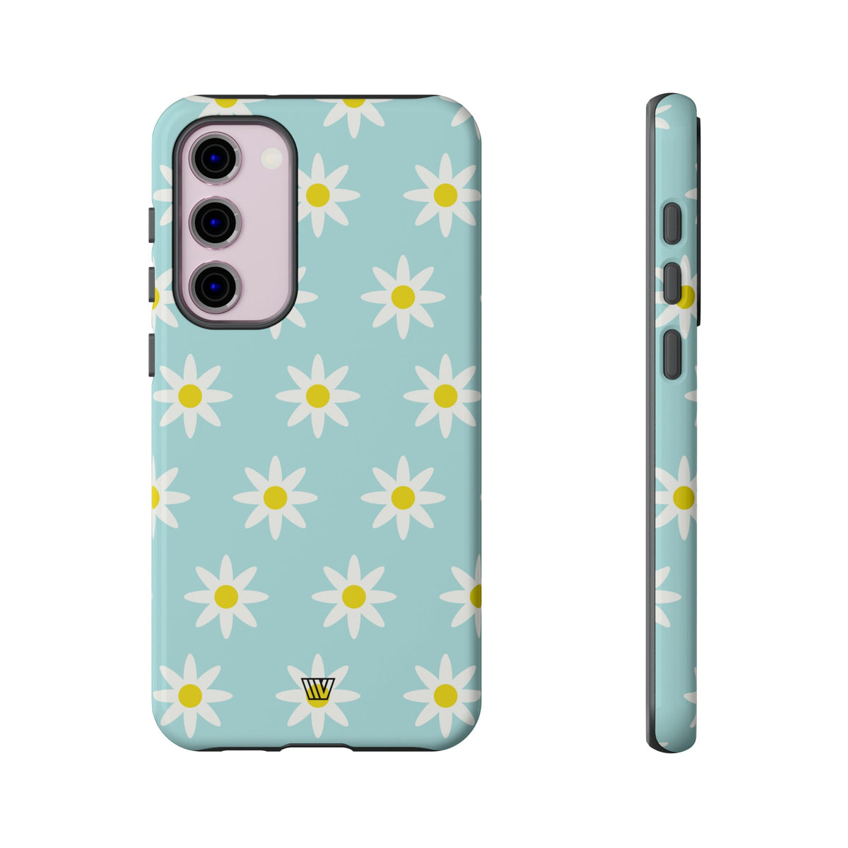 Tough Phone Case Dual Layer Impact Resistant DOODLE DAISY